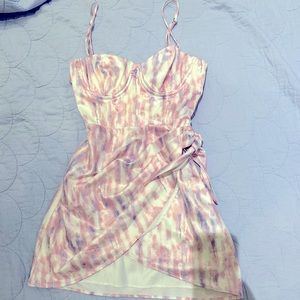 Michaelcostello x REVOLVE M cocktail dress. Multi-color